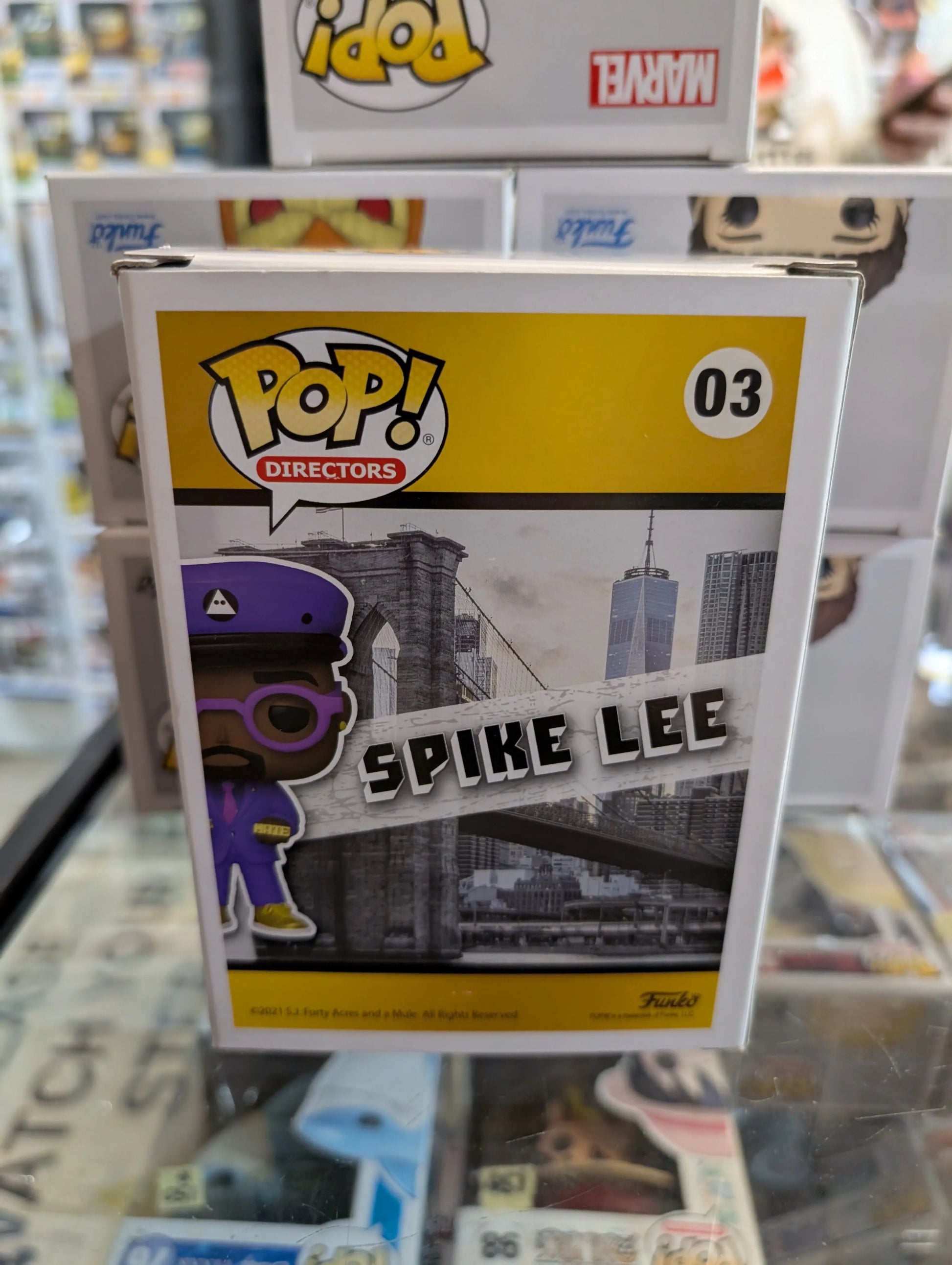 Funko POP Directors 03 Spike Lee Purple Suit  Vinyl Figure FRENLY BRICKS - Open 7 Days