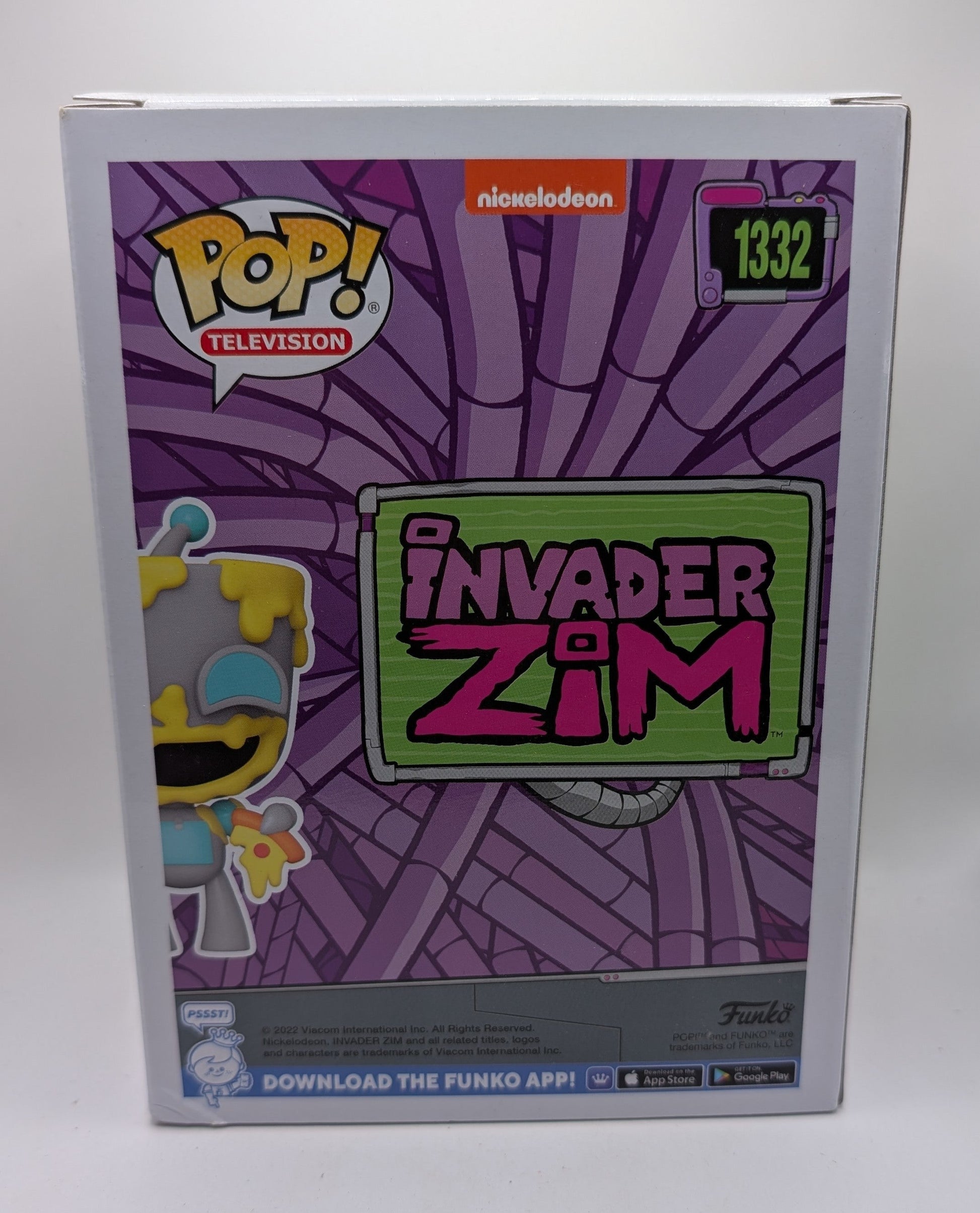 Invader Zim - Gir Eating Pizza #1332 - Funko Pop! Vinyl - New FRENLY BRICKS - Open 7 Days