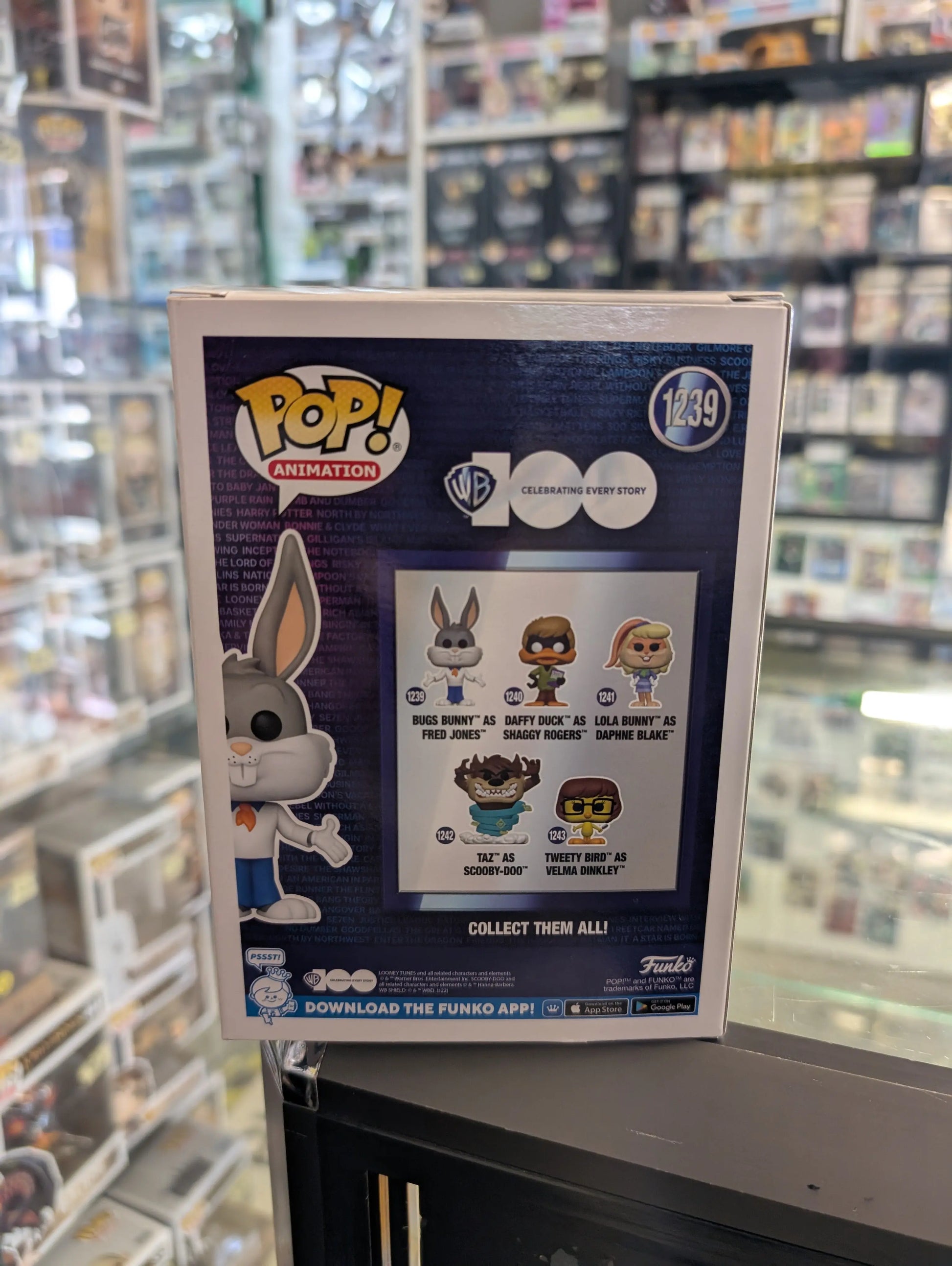 Looney Tunes - Bugs Bunny as Fred (WB 100th) Pop! Vinyl [1239] FRENLY BRICKS - Open 7 Days