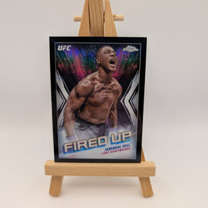 2024 Topps Chrome UFC - #FDP-17 - Jamahal Hill - Fired Up /10 FRENLY BRICKS - Open 7 Days