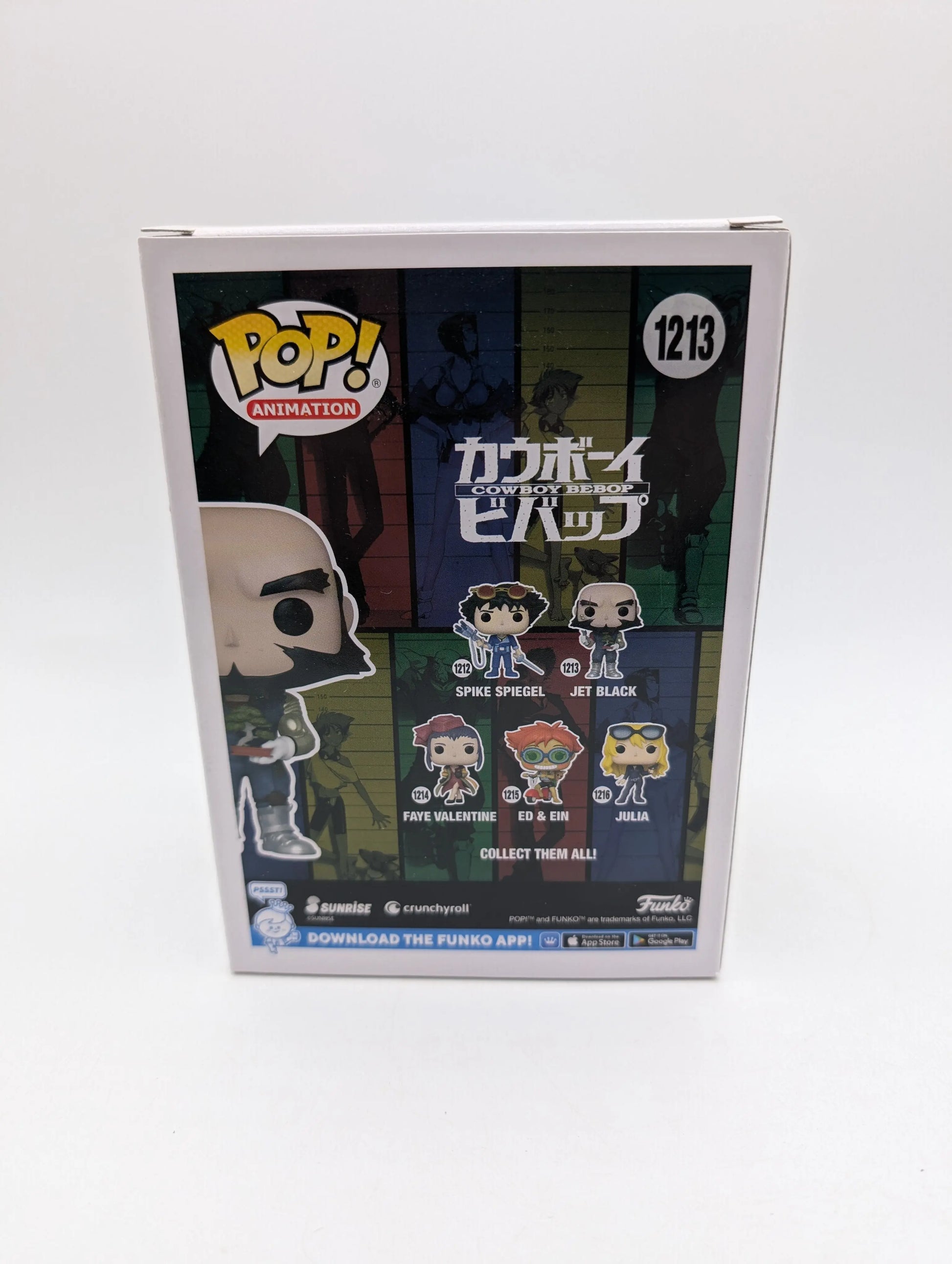JET BLACK 1213 Cowboy Bebop Funko Pop Vinyl FRENLY BRICKS - Open 7 Days