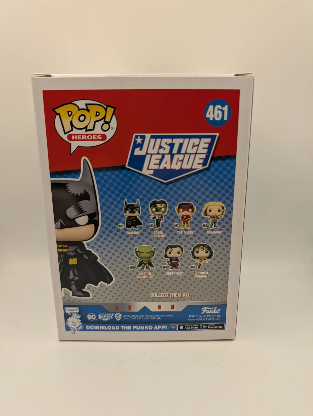 Funko Pop Vinyl Heroes 2022 Justice League 461 Batman Figure FRENLY BRICKS - Open 7 Days image 3