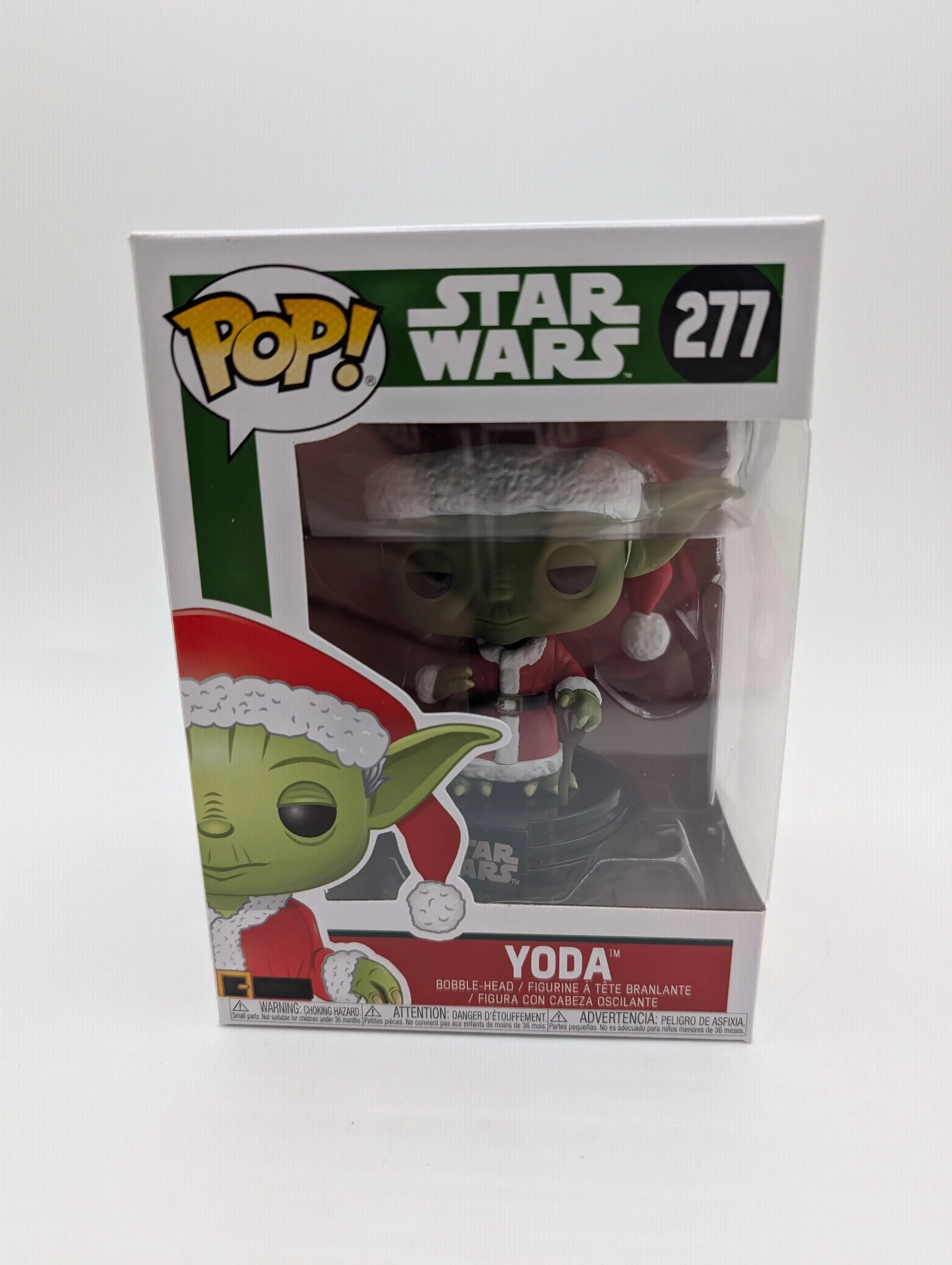 Funko Pop Yoda #277 Star Wars Christmas Holiday Vinyl Bobblehead FRENLY BRICKS - Open 7 Days