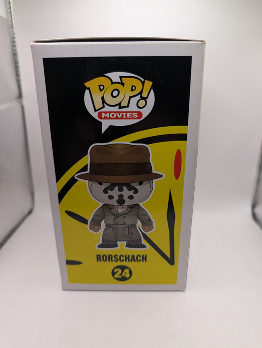 Funko Pop Movie Watchmen Rare Vaulted Retired #24 Rorschach Vinyl Figure In Box FRENLY BRICKS - Open 7 Days