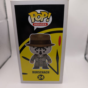 Funko Pop Movie Watchmen Rare Vaulted Retired #24 Rorschach Vinyl Figure In Box FRENLY BRICKS - Open 7 Days