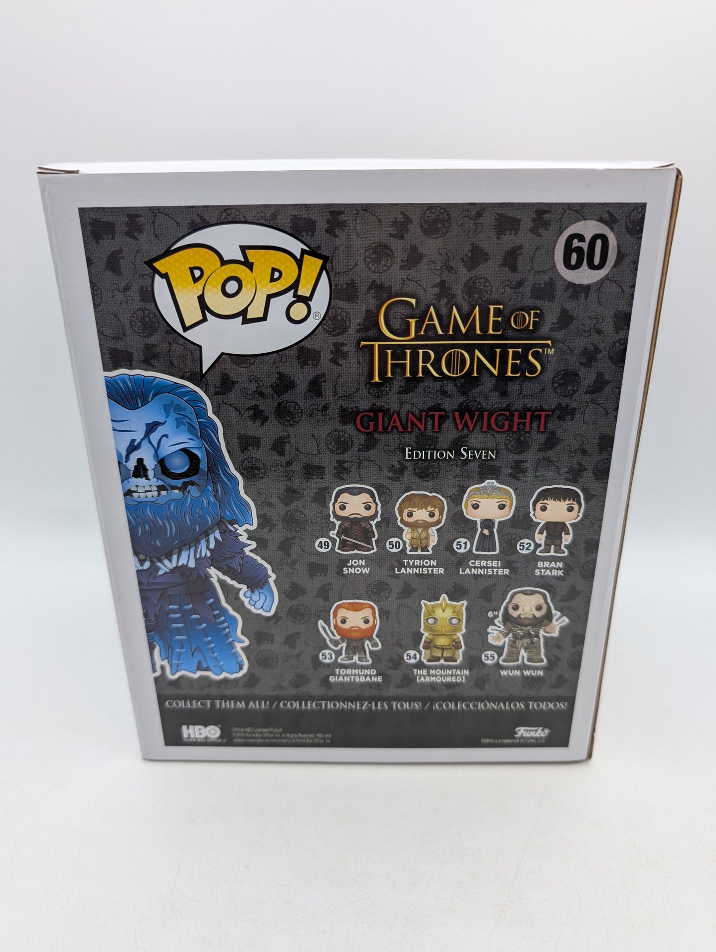 Funko POP! Game of Thrones Giant Wight #60 2018 Spring Con Exclusive