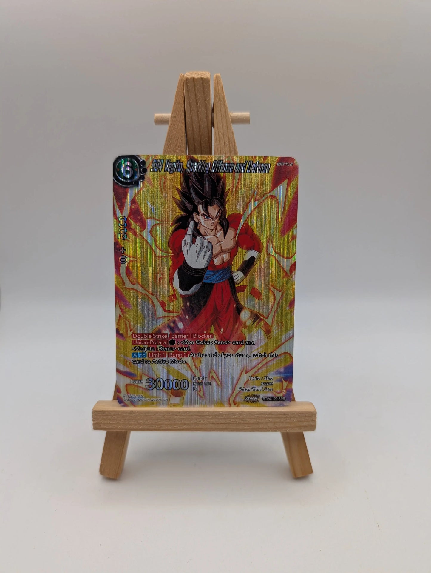 SS4 Vegito, Sparking Offense and Defense | BT24-122 | SPR NM | DBS: Masters FRENLY BRICKS - Open 7 Days