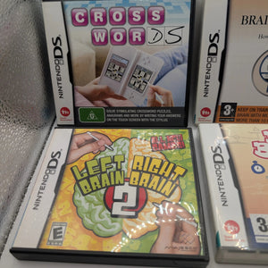 NINTENDO DS Brain Training Game Lot x 4 Games - Includes Manuals, Tested, Pal Working FRENLY BRICKS - Open 7 Days