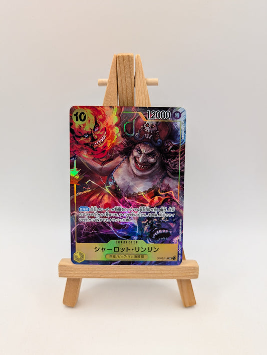 ONE PIECE CARD GAME- Charlotte Linlin OP03-114 SR Alt Art - Mighty Enemies FRENLY BRICKS - Open 7 Days