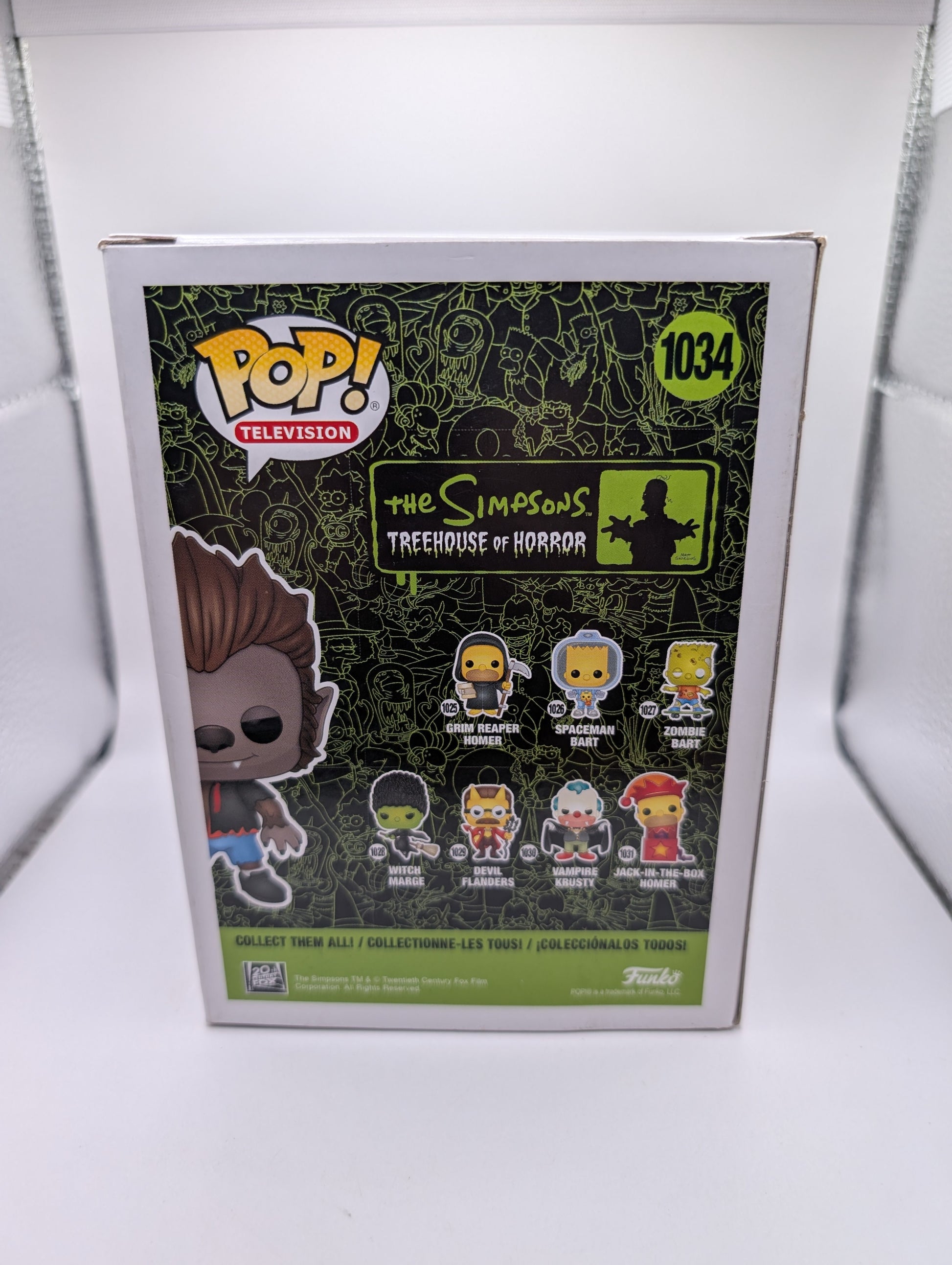 Funko Pop! Werewolf Bart #1034 The Simpsons Fall Convention 2020 Exclusive FRENLY BRICKS - Open 7 Days