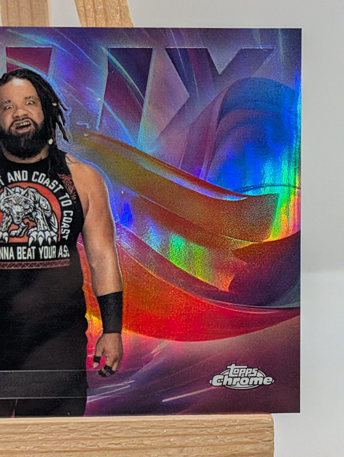2026 Topps Chrome WWE Wrestling Jacob Fatu Helix SSP #HLX-2 FRENLY BRICKS - Open 7 Days image 5