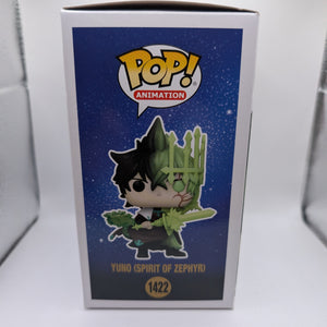 Yuno Pop 1422 Yuno Spirit of Zephyr - Black Clover Funko Pop! 2022 FRENLY BRICKS - Open 7 Days