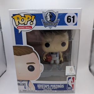 Funko Pop! NBA Basketball: Kristaps Porzingis #61 Dallas Mavericks FRENLY BRICKS - Open 7 Days