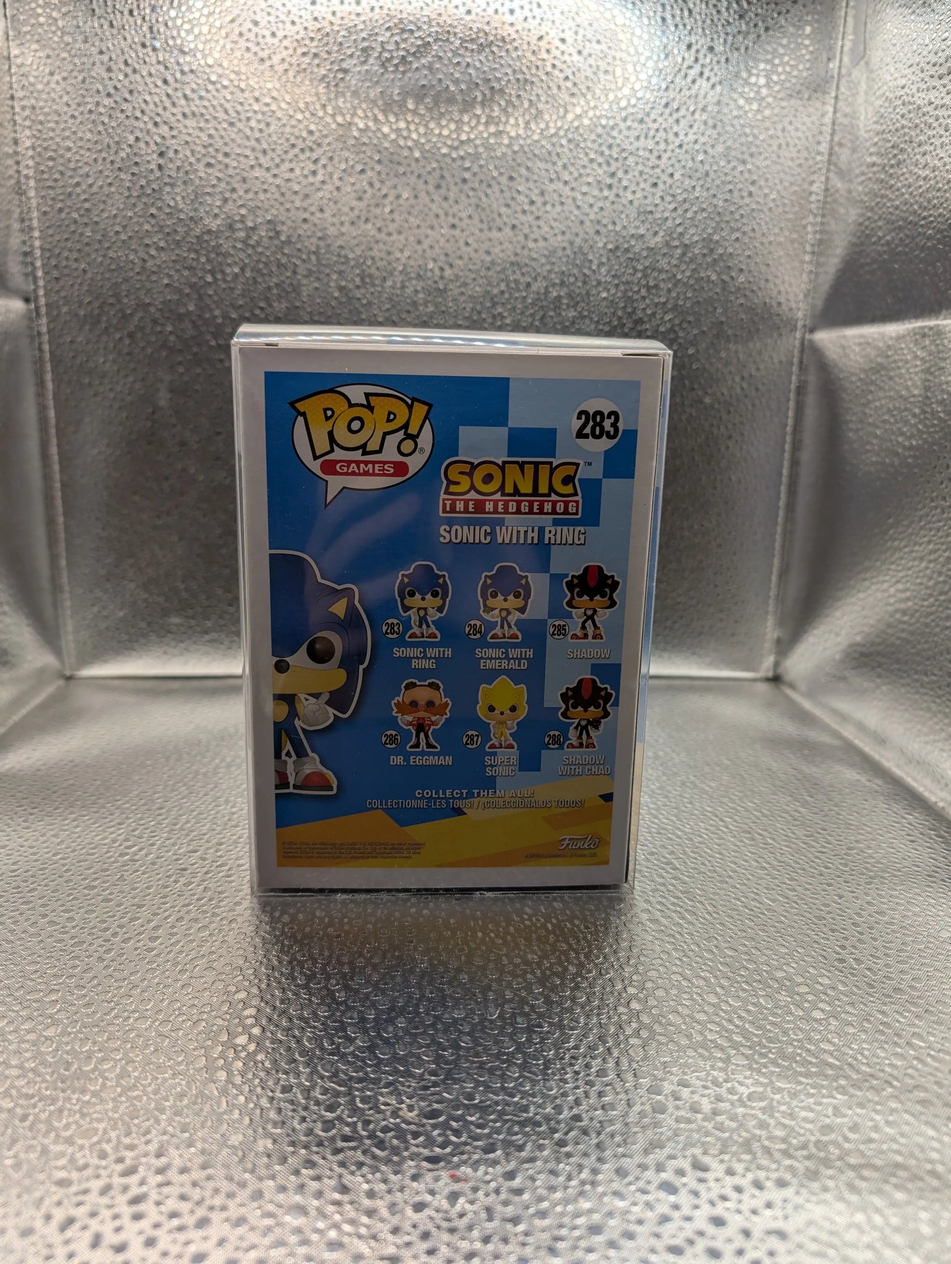 FUNKO Pop Vinyl Sonic With Ring #283 FRENLY BRICKS - Open 7 Days