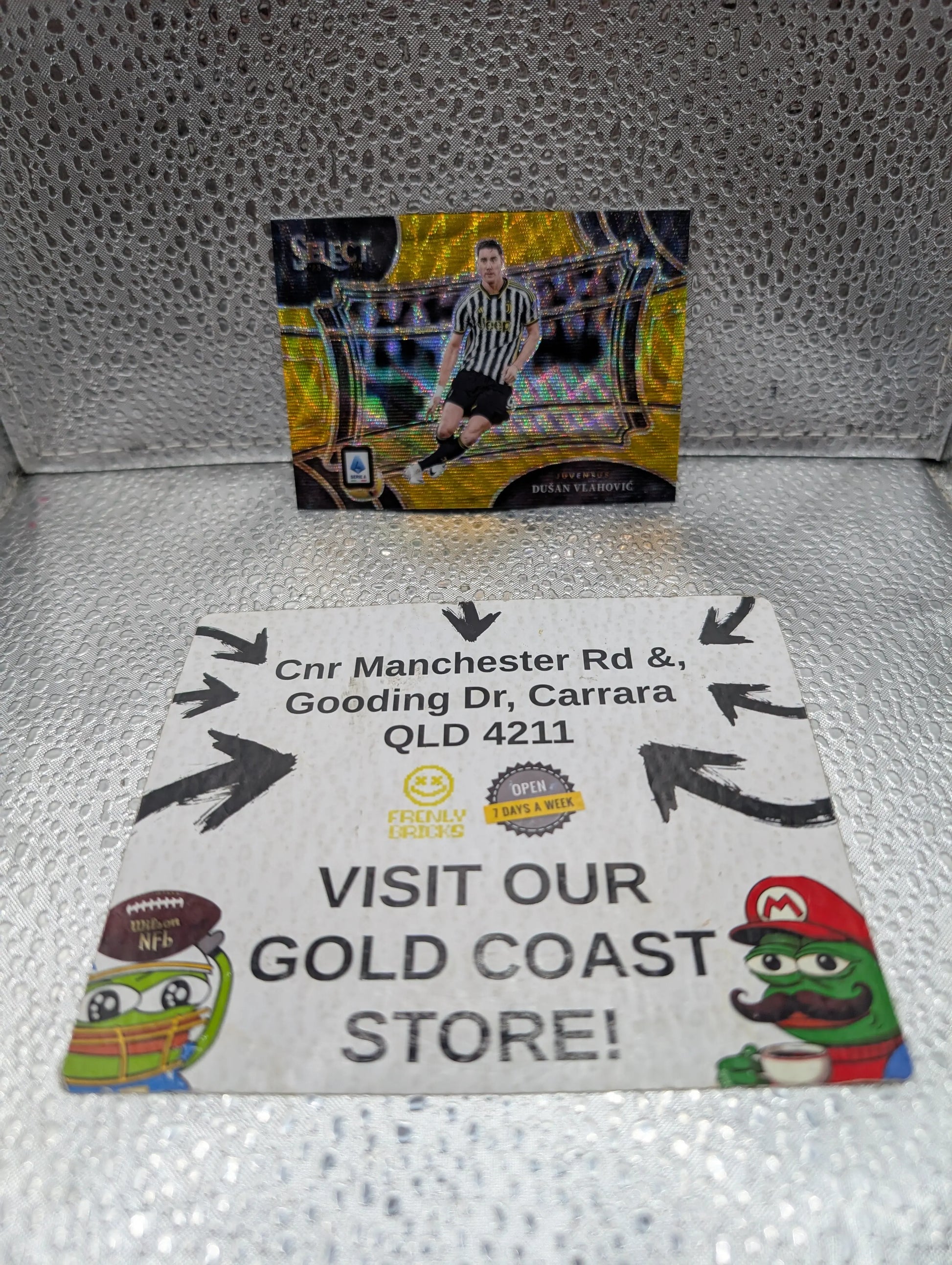 2023-24 Panini Select Serie A - Field Level Dusan Vlahovic #226 Gold Wave Prizm /10 FRENLY BRICKS - Open 7 Days