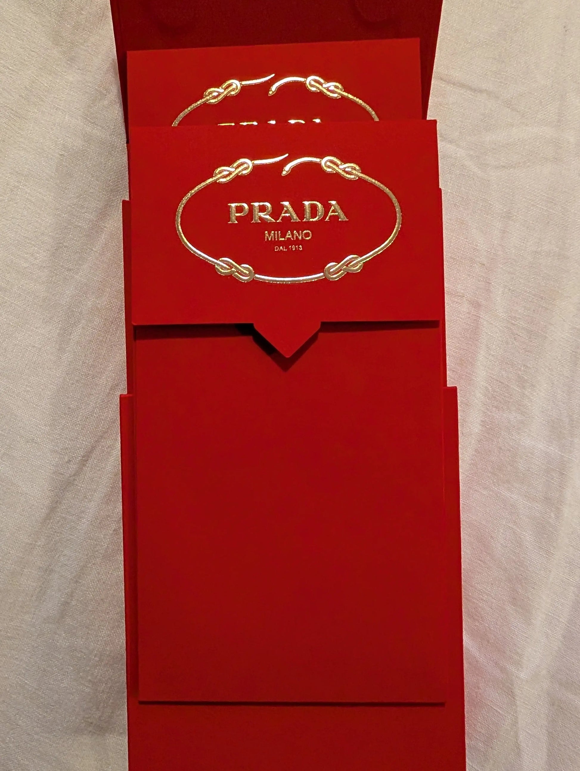 Prada CNY CHINESE new year stock envelope Customer Gift 8x Envelope+ holder FRENLY BRICKS - Open 7 Days