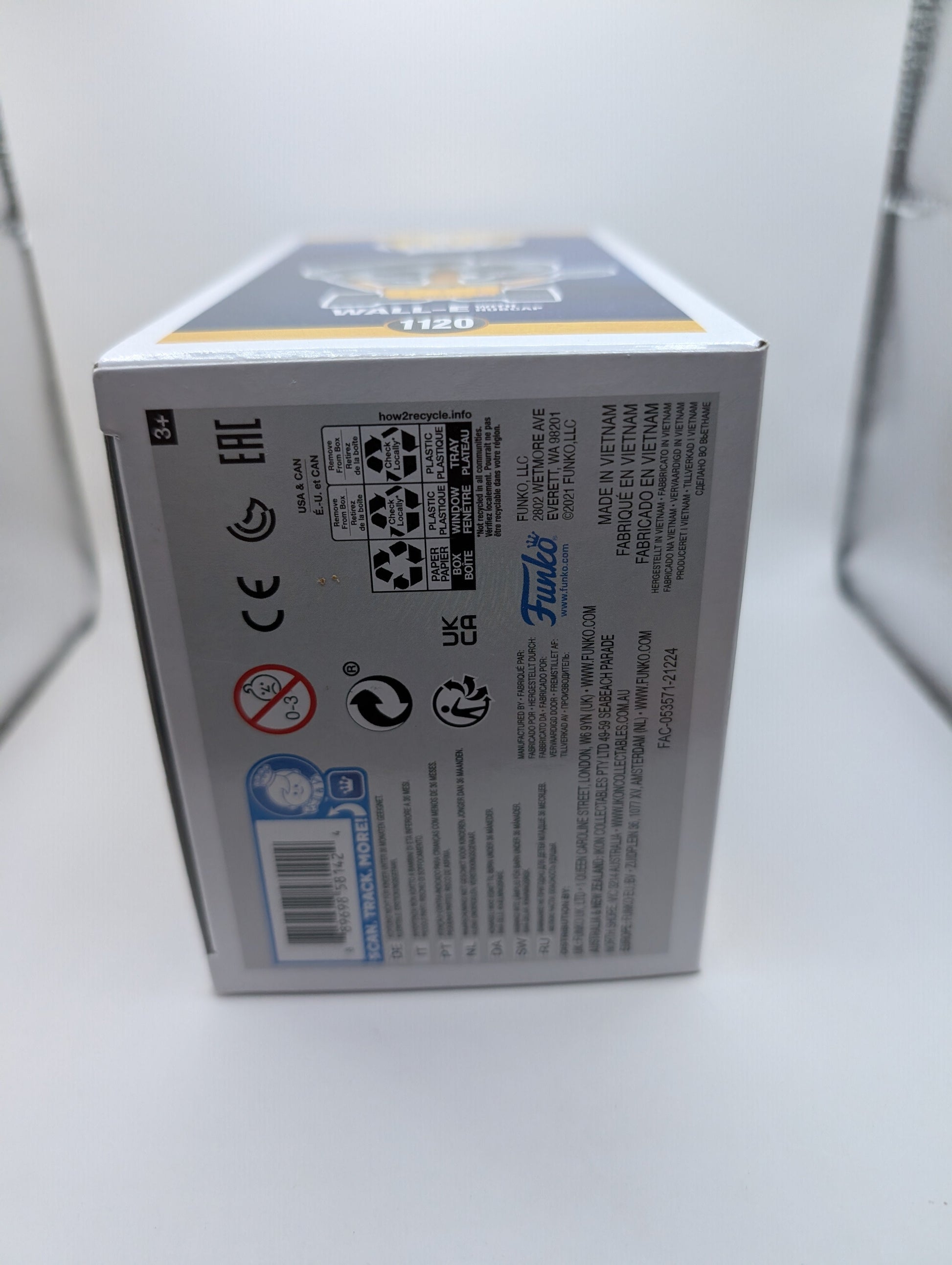 Wall E With Hubcap #1120 Funko Pop Vinyl Figure Disney Pixar Exclusive FRENLY BRICKS - Open 7 Days