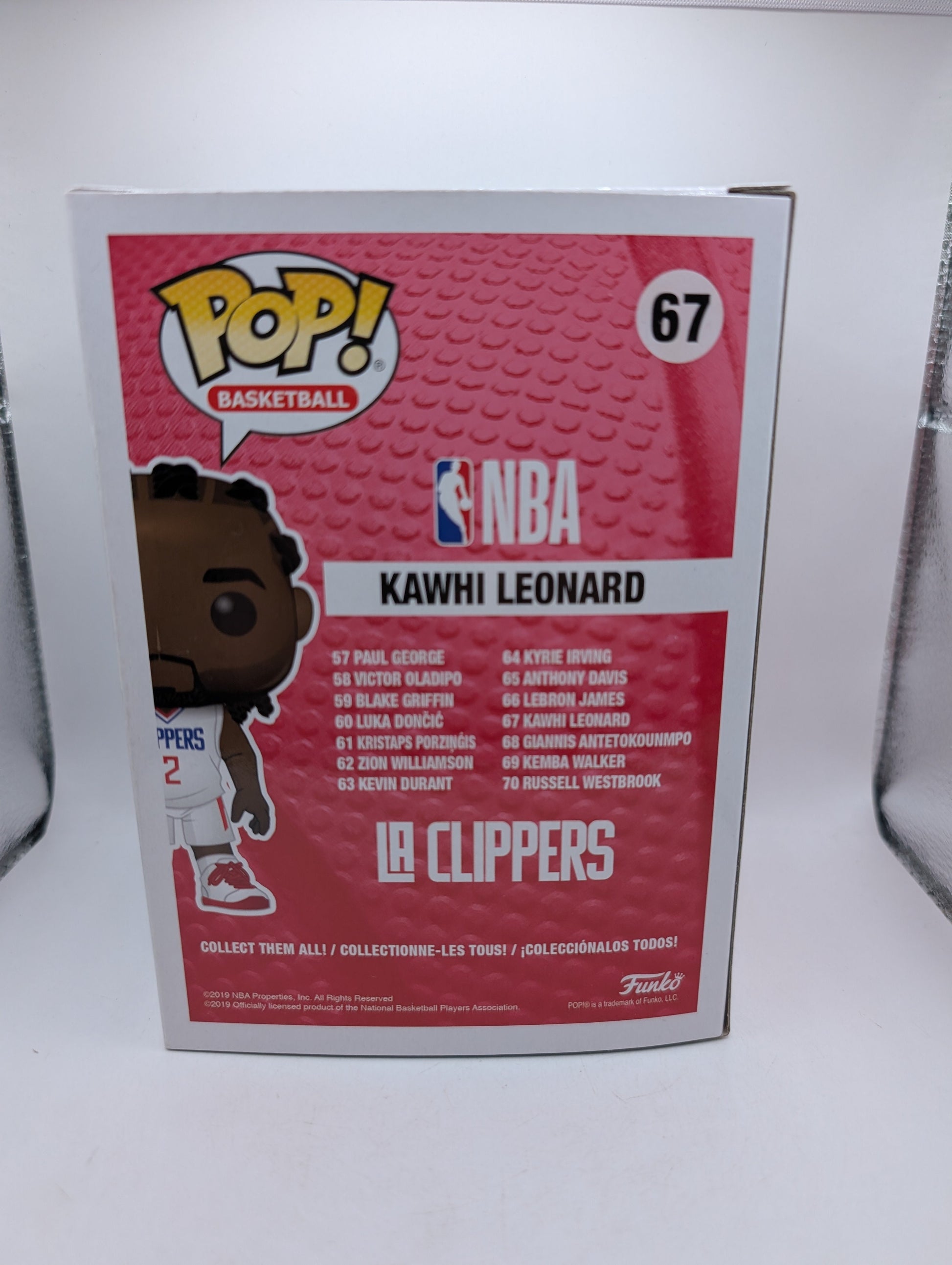 Funko POP! NBA #67 Kawhi Leonard - LA Clippers - White Jersey (Vaulted) FRENLY BRICKS - Open 7 Days
