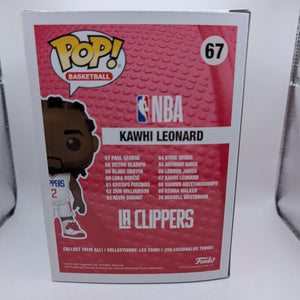 Funko POP! NBA #67 Kawhi Leonard - LA Clippers - White Jersey (Vaulted) FRENLY BRICKS - Open 7 Days