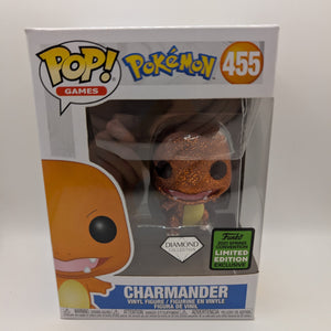 POKEMON CHARMANDER #455 DIAMOND 2021 CONVENTION EXCLUSIVE POP VINYL FRENLY BRICKS - Open 7 Days