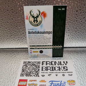 2024-25 Panini Court Kings Giannis Antetokounmpo #96 Canvas FRENLY BRICKS - Open 7 Days