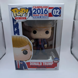 2016 Funko Pop The Vote #02 Donald Trump Campaign To The Whitehouse FRENLY BRICKS - Open 7 Days