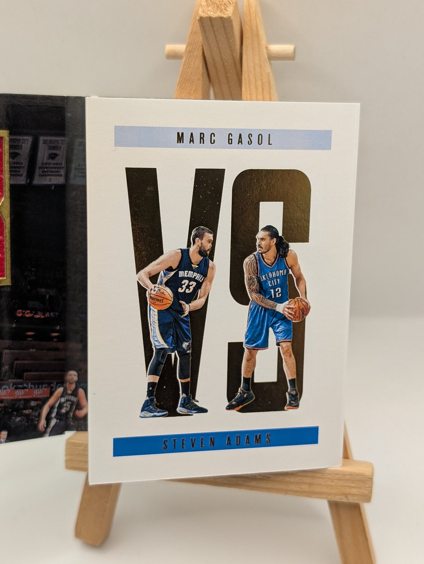 2017 Panini Preferred Marc Gasol vs Steven Adams Jersey Booklet VS-MGSA /99 FRENLY BRICKS - Open 7 Days