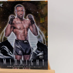 2024 Topps Midnight UFC Jamie Pickett RC Rookie /5 Gold Cracked Ice FRENLY BRICKS - Open 7 Days