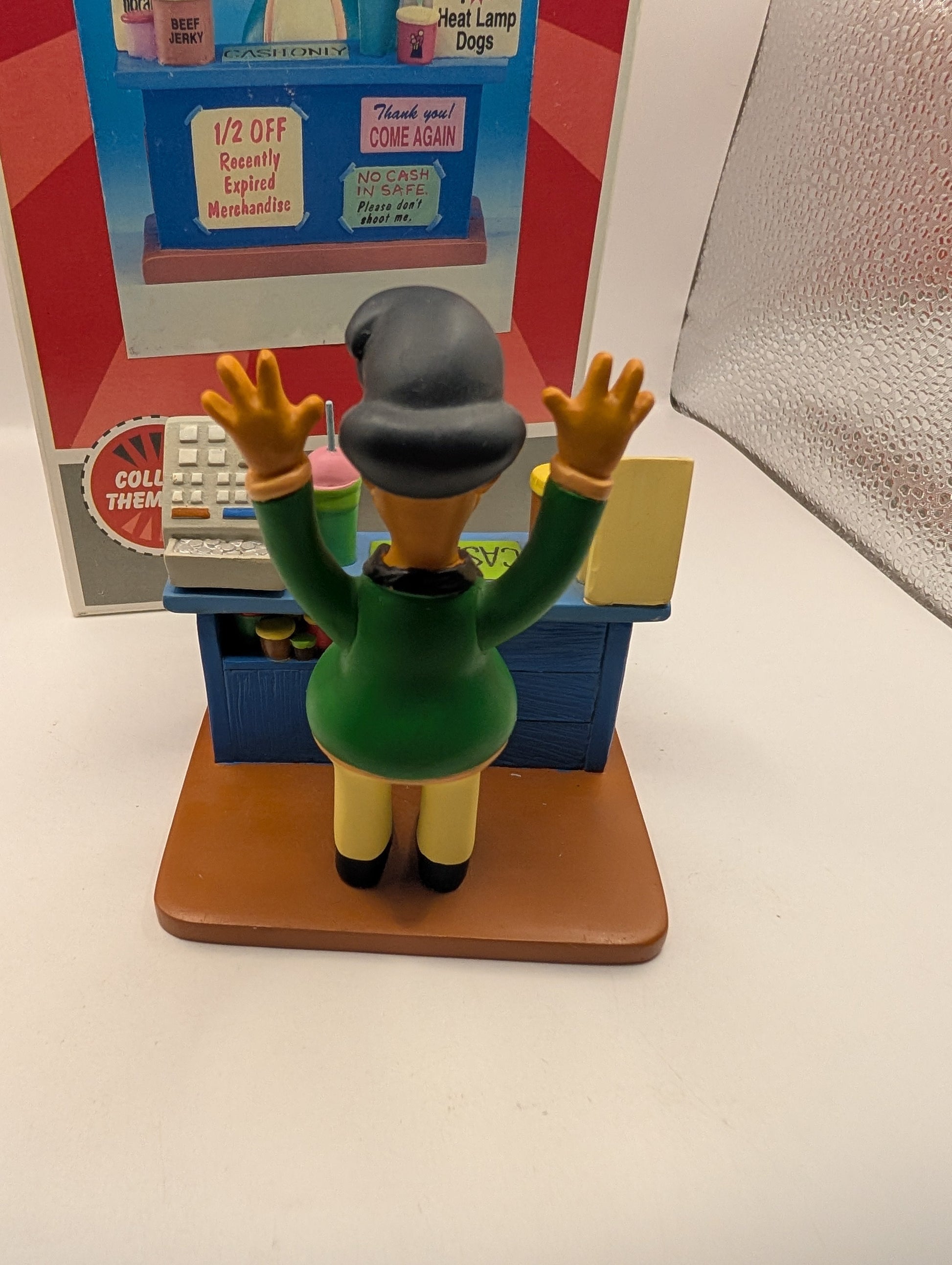 The Springfield Citizens Sculpture Collection “ Thank You, Come Again!” APU with box FRENLY BRICKS - Open 7 Days