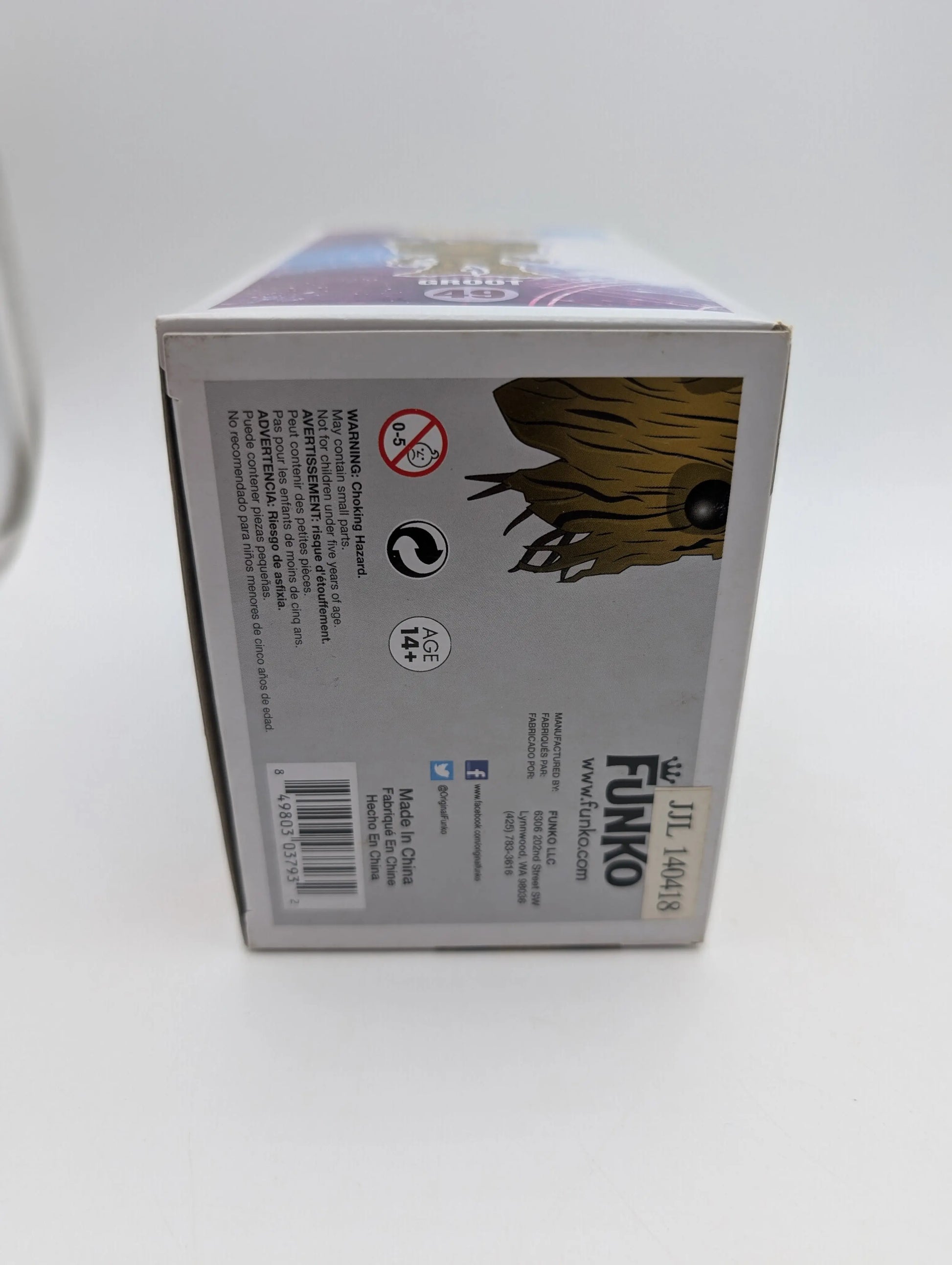 Funko POP! Marvel Guardians of the Galaxy Groot #49 Vinyl Figur FRENLY BRICKS - Open 7 Days