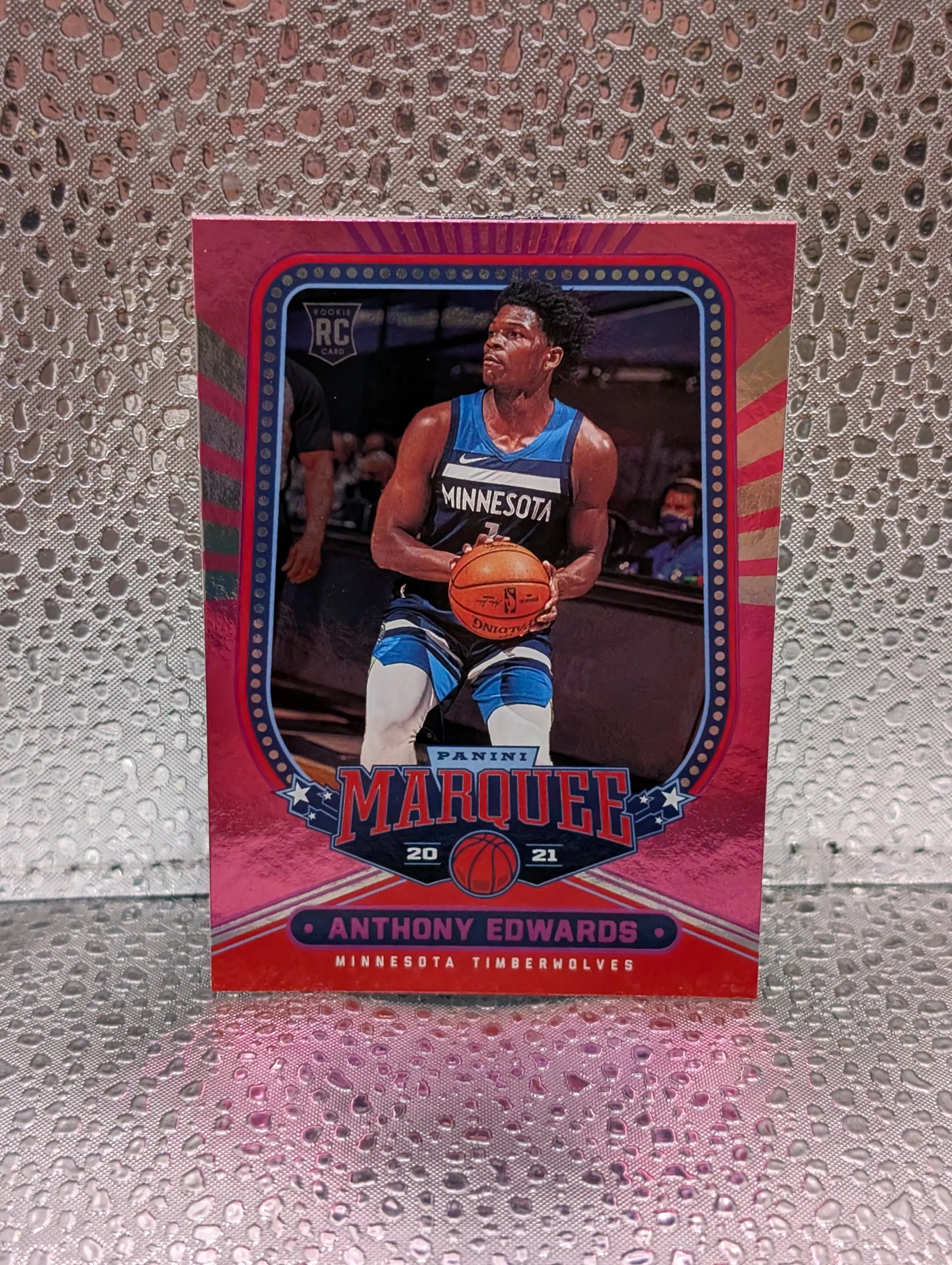 ANTHONY EDWARDS 2020-21 Chronicles Pink Marquee #254 Rookie Timberwolves FRENLY BRICKS - Open 7 Days