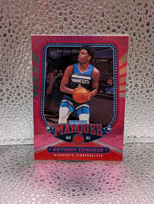 ANTHONY EDWARDS 2020-21 Chronicles Pink Marquee #254 Rookie Timberwolves FRENLY BRICKS - Open 7 Days