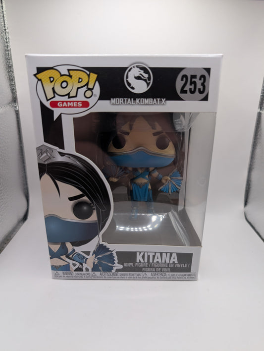 Funko Pop! Games Mortal Kombat X #253 Kitana Vinyl Figure Vaulted FRENLY BRICKS - Open 7 Days