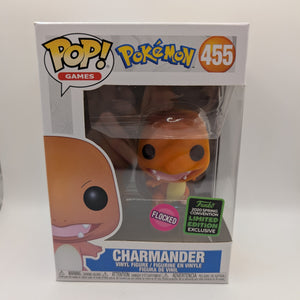 Pokemon Charmander FLOCKED Funko Pop! Vinyl 455 LIMITED EDITION FRENLY BRICKS - Open 7 Days