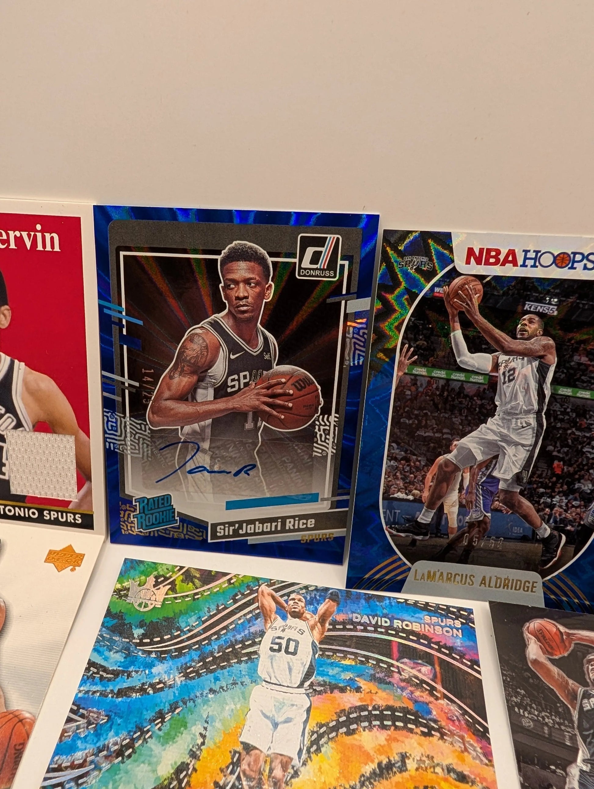 San Antonio Spurs NBA Basketball Card Lot, Rookies, Patch, Auto, George Gervin FRENLY BRICKS - Open 7 Days