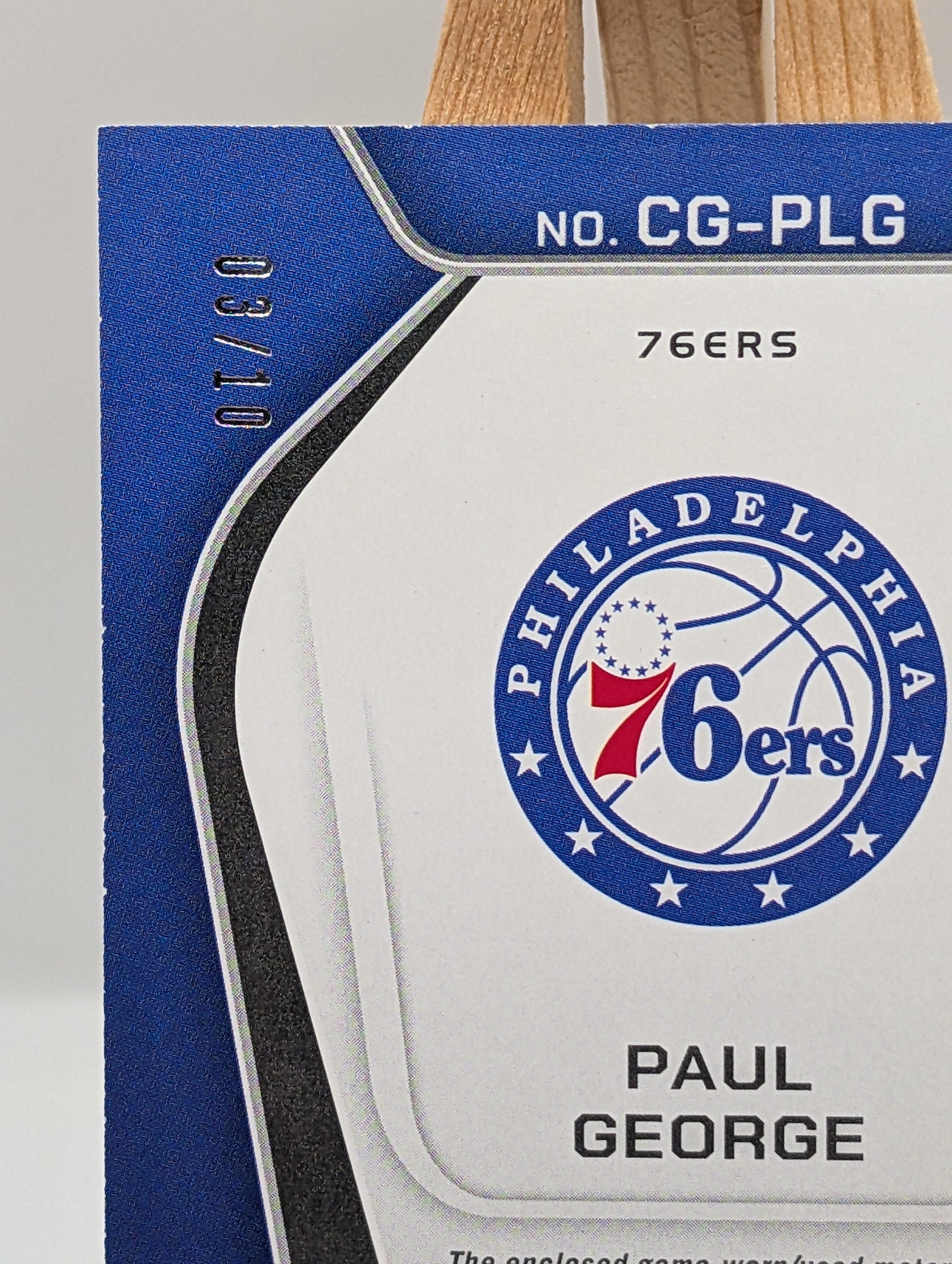 2024-25 Totally Certified Paul George Gamers Patch GOLD /10 FRENLY BRICKS - Open 7 Days image 4