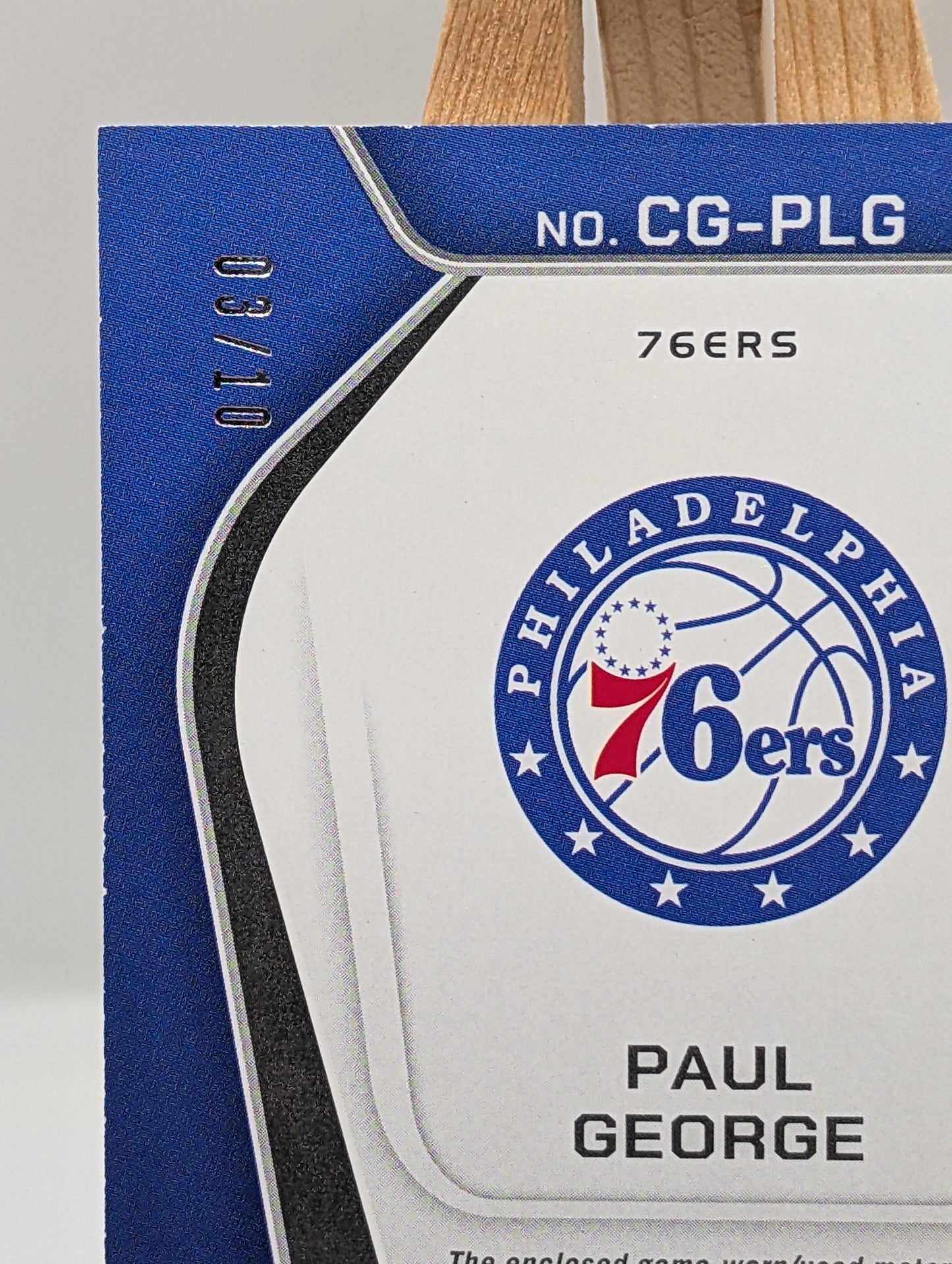 2024-25 Totally Certified Paul George Gamers Patch GOLD /10 FRENLY BRICKS - Open 7 Days