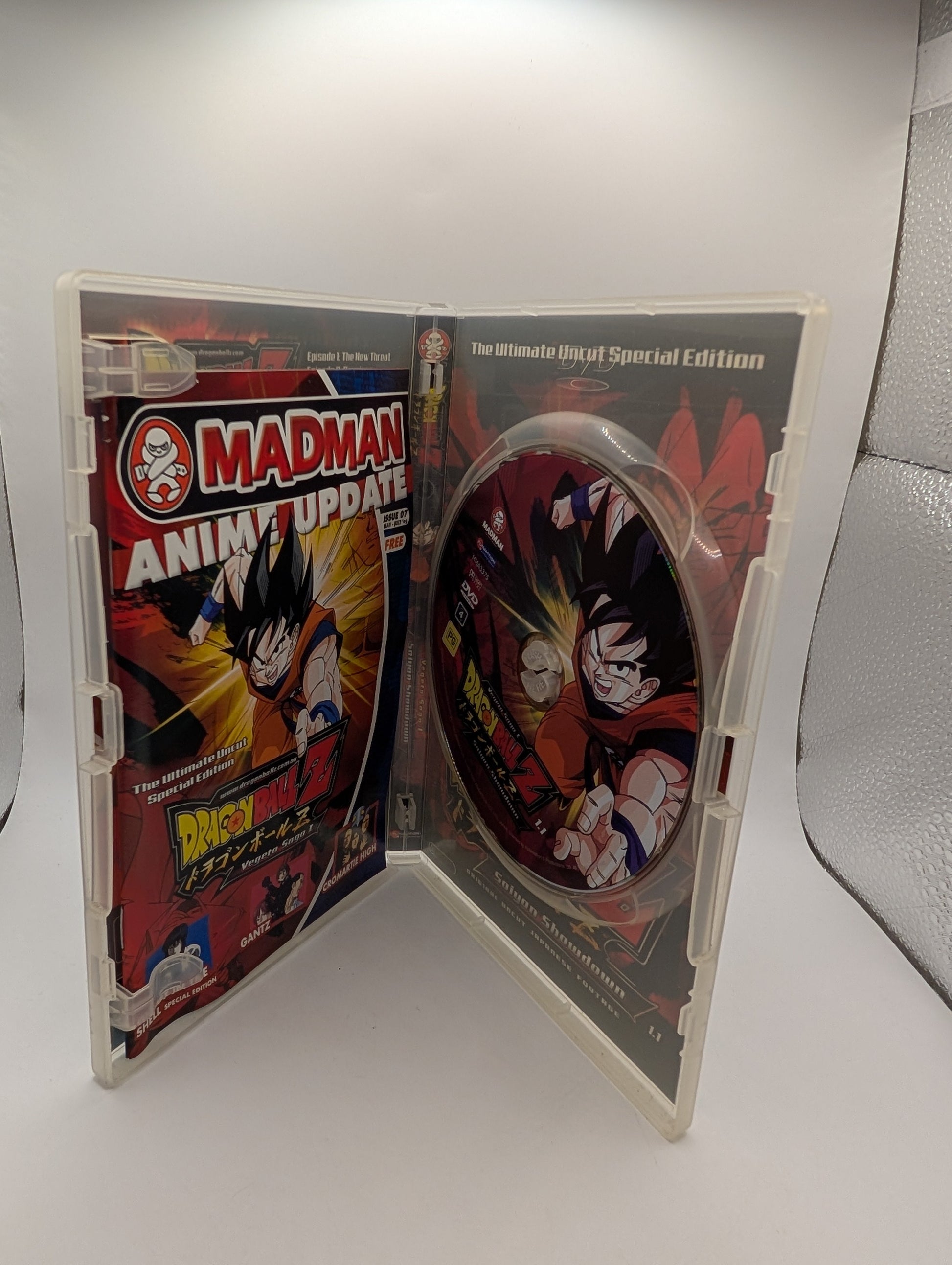 Dragon Ball Z: Vegeta Sage 1 Saiyan Showdown 1.1 DVD Region 4 Original Footage FRENLY BRICKS - Open 7 Days