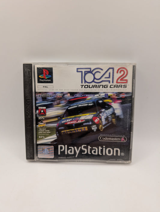 TOCA 2 Touring Cars  - PlayStation 1 (PS1) Game With Manual PAL FRENLY BRICKS - Open 7 Days