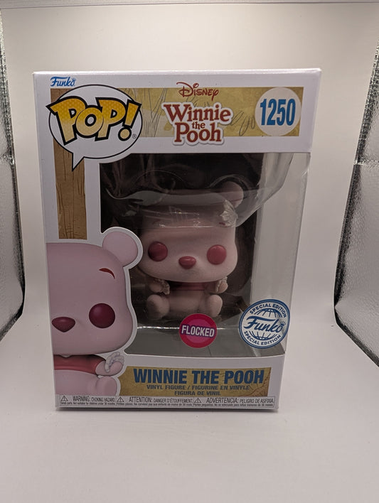 Winnie the Pooh Cherry Blossom Funko Pop! Vinyl Flocked #1250 Exclusive FRENLY BRICKS - Open 7 Days