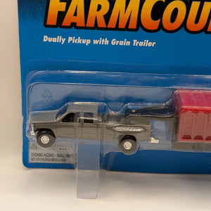 1/64 Farm Country Dually Pickup with Grain Trailer - new in package FRENLY BRICKS - Open 7 Days