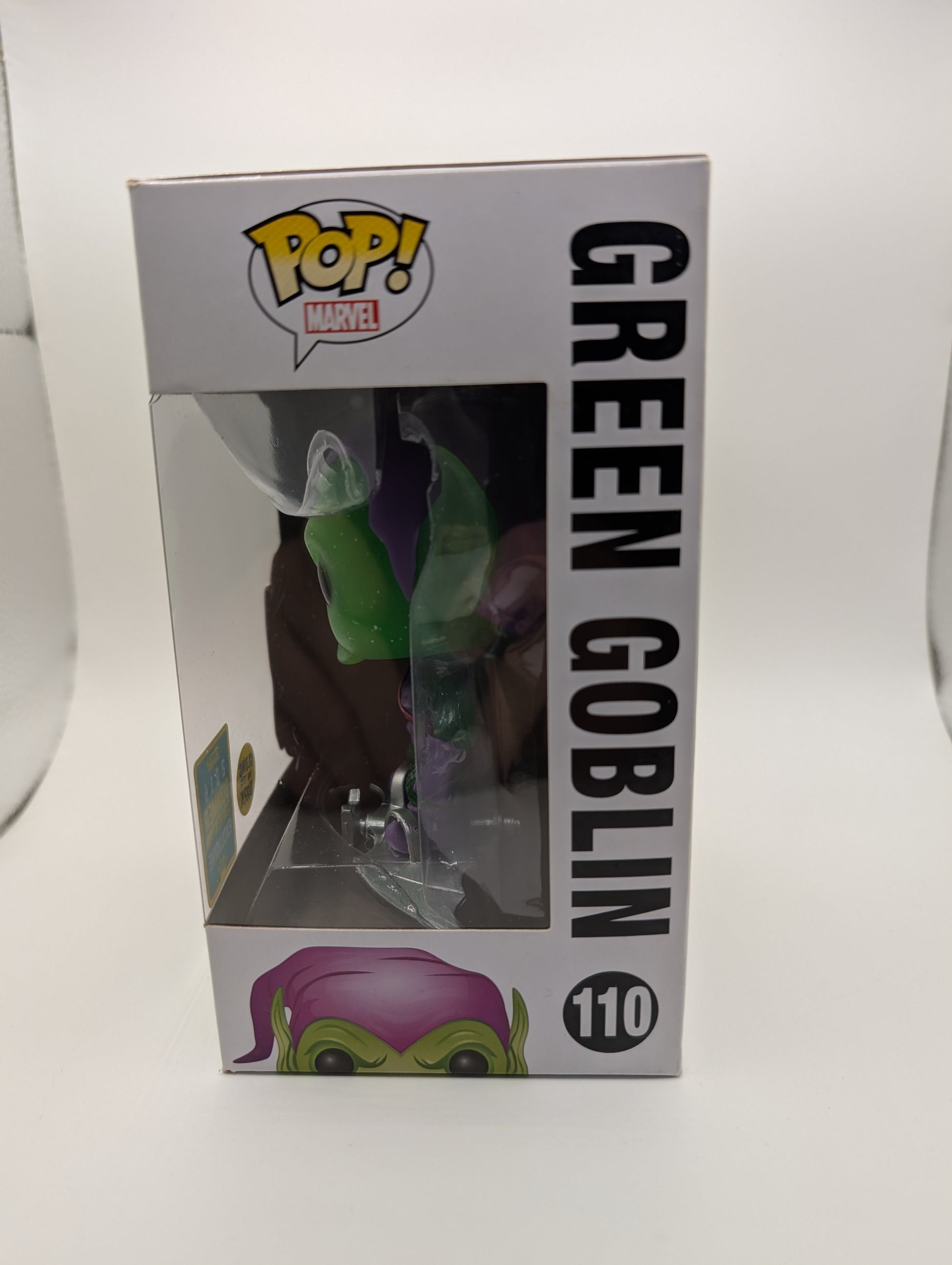 Green Goblin #110 Funko POP! Vinyl, VAULTED, 2016 SDCC Exclusive Glow in Dark FRENLY BRICKS - Open 7 Days