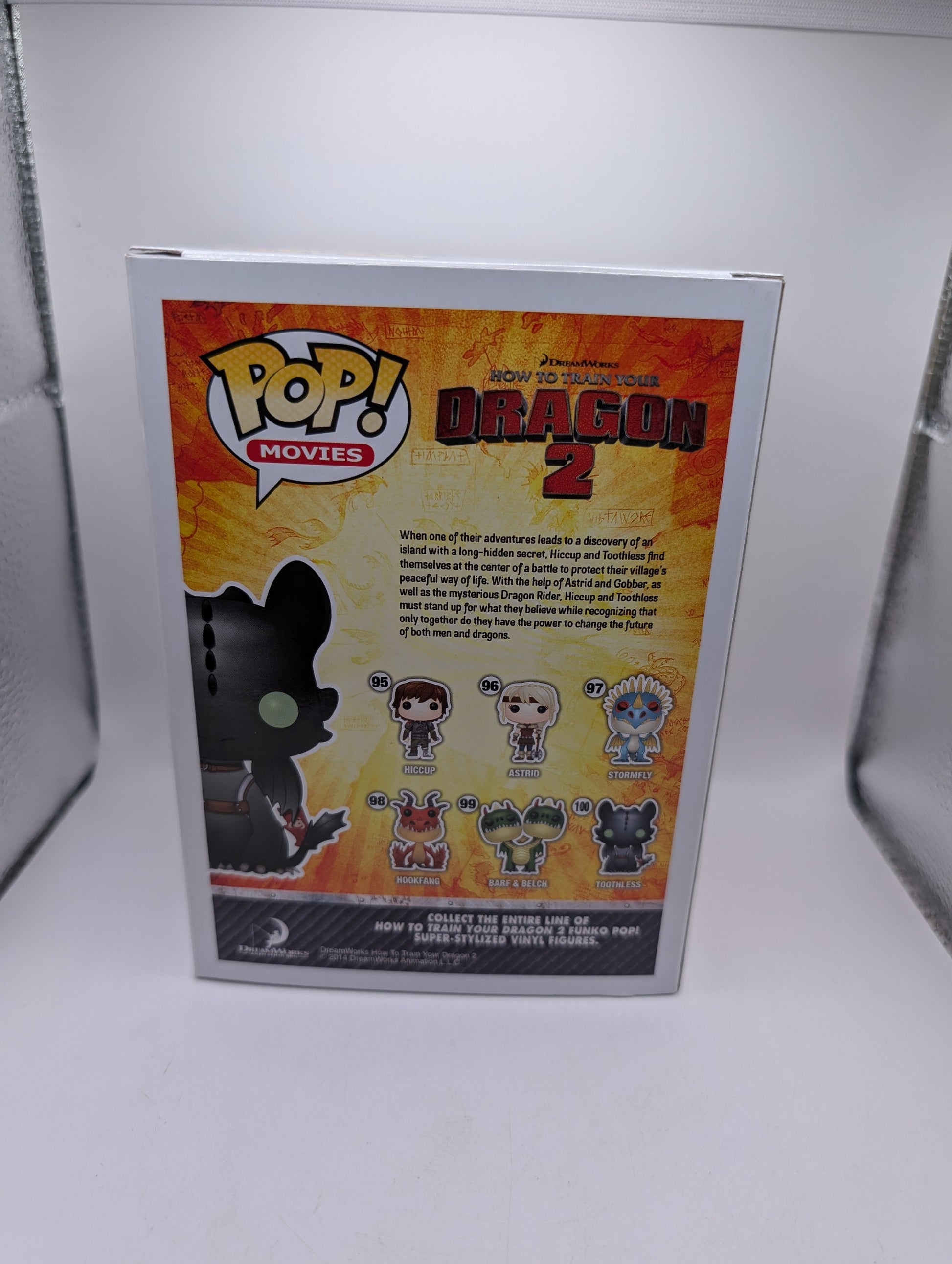How to Train Your Dragon 2 Pop Movies Vinyl Figure Toothless #100 FRENLY BRICKS - Open 7 Days