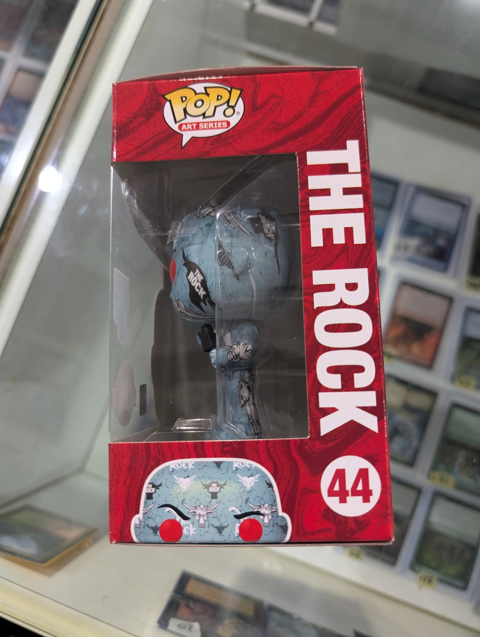 WWE - The Rock (Artist Series) Exclusive Pop! Vinyl with Protector FRENLY BRICKS - Open 7 Days