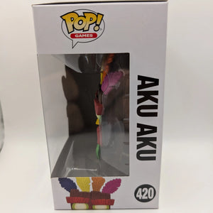 Funko Pop! Vinyl: Crash Bandicoot - Aku Aku #420 FRENLY BRICKS - Open 7 Days