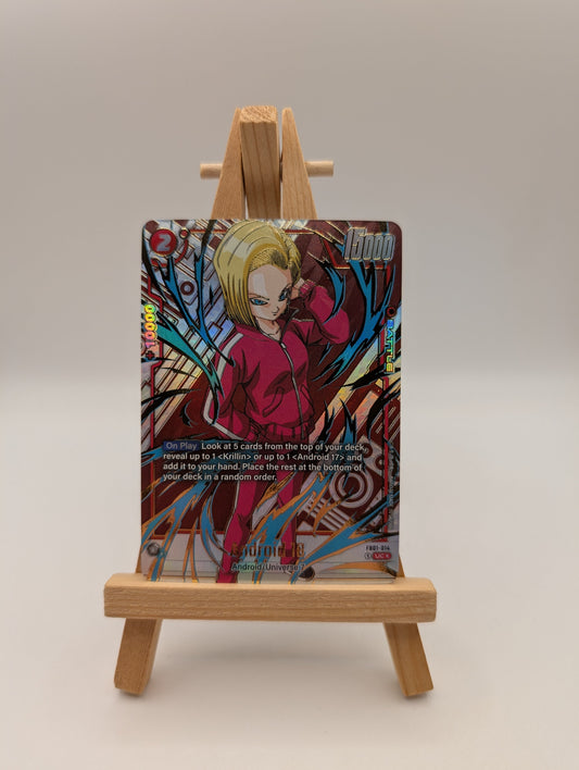 Android 18 - FB01-014 UC* Alternate Art New Adventure Dragon Ball Super TCG Card FRENLY BRICKS - Open 7 Days