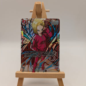 Android 18 - FB01-014 UC* Alternate Art New Adventure Dragon Ball Super TCG Card FRENLY BRICKS - Open 7 Days