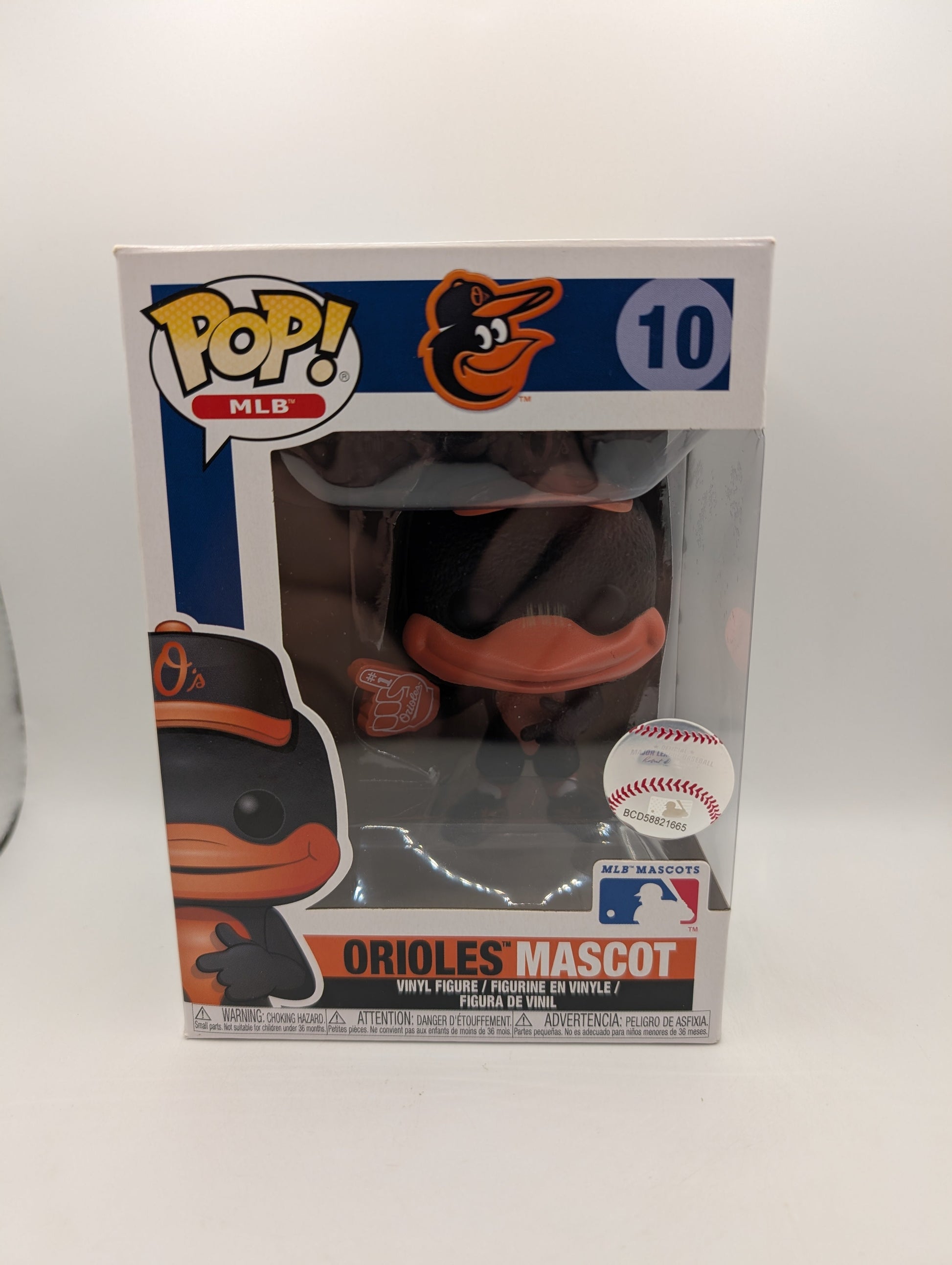 Orioles Mascot 10 ~ MLB: Baltimore ~ Funko Pop Vinyl BASEBALL FRENLY BRICKS - Open 7 Days