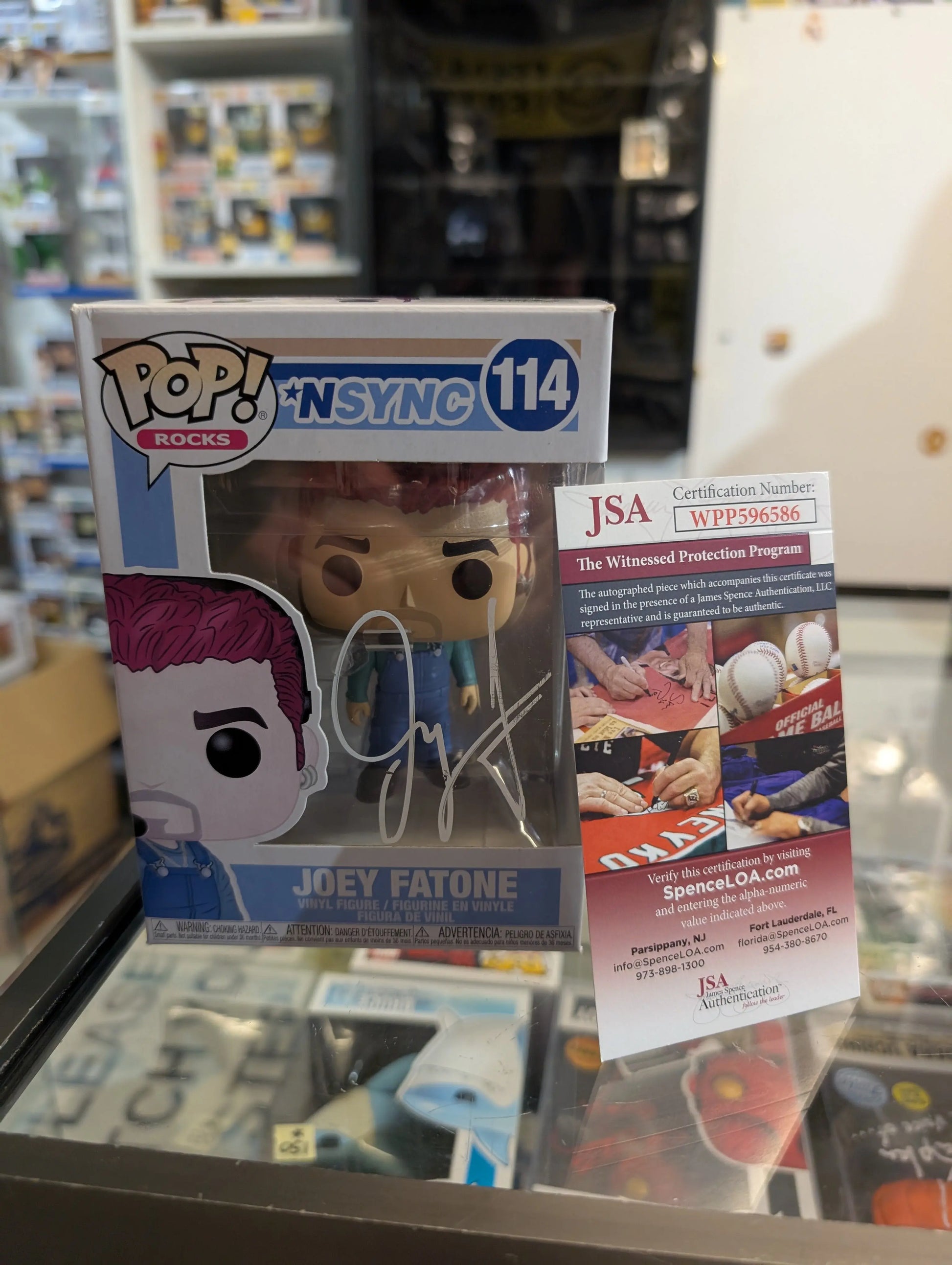 VAULTED Funko Pop! Rocks *NSYNC JOEY FATONE #114 FRENLY BRICKS - Open 7 Days