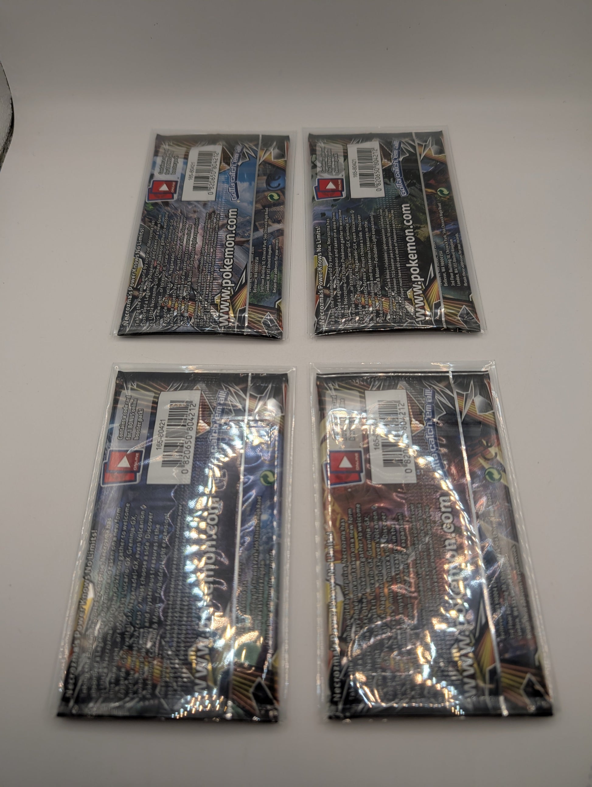 Pokemon Sun & Moon Forbidden Light Sealed Booster Pack - Art Set. 4 Packs FRENLY BRICKS - Open 7 Days